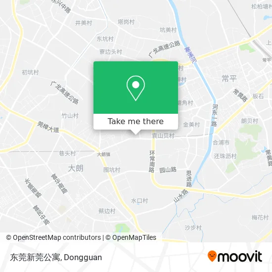 东莞新莞公寓 map