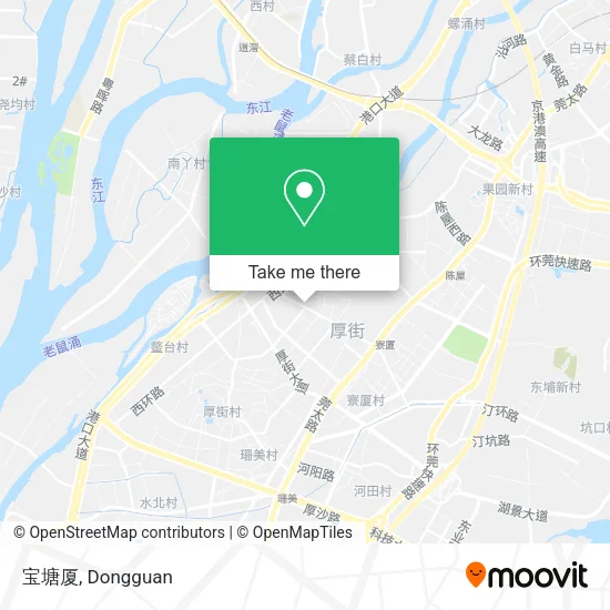 宝塘厦 map