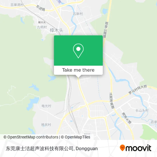 东莞康士洁超声波科技有限公司 map
