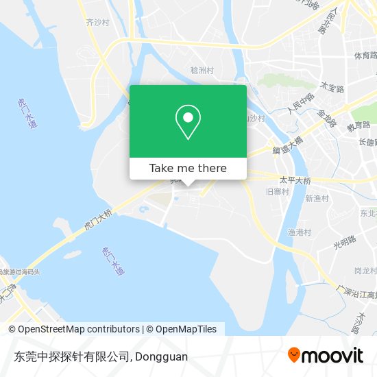 东莞中探探针有限公司 map