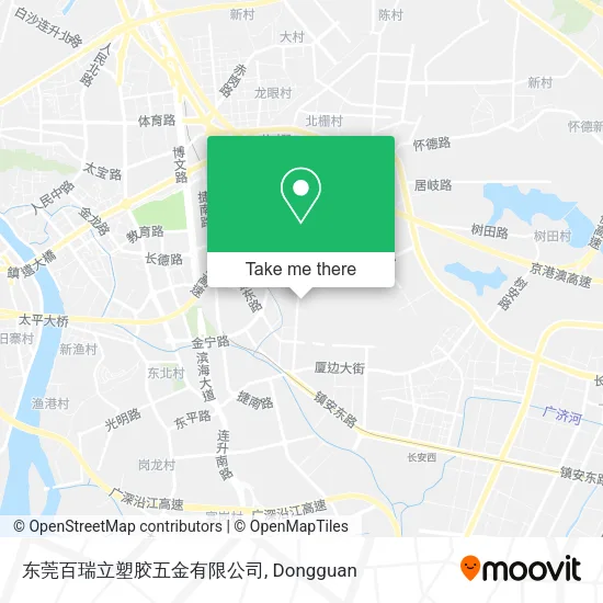东莞百瑞立塑胶五金有限公司 map