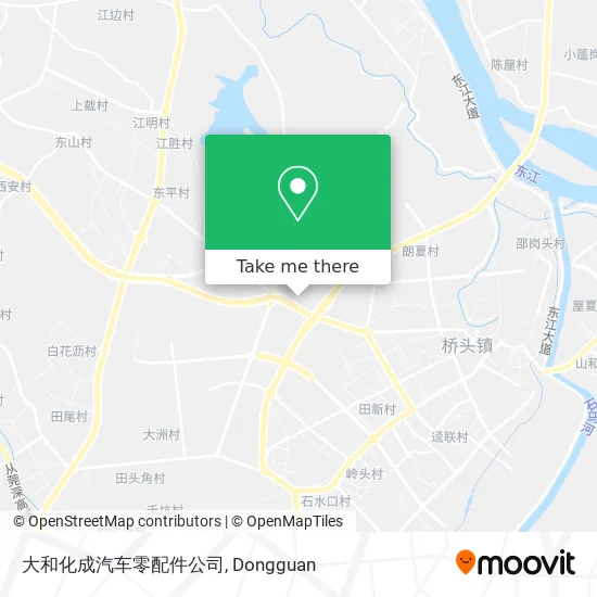 大和化成汽车零配件公司 map