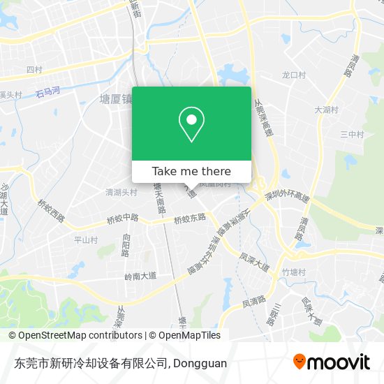 东莞市新研冷却设备有限公司 map