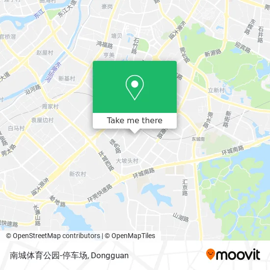 南城体育公园-停车场 map