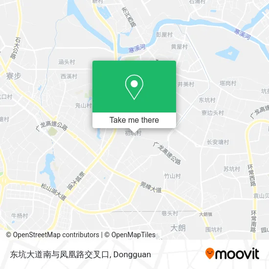 东坑大道南与凤凰路交叉口 map