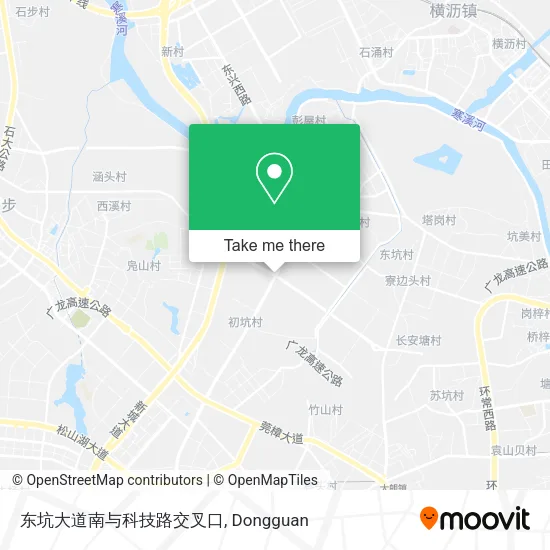 东坑大道南与科技路交叉口 map