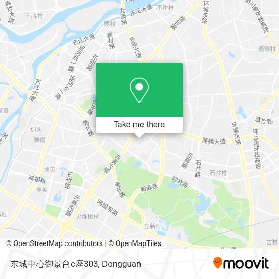 东城中心御景台c座303 map