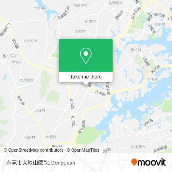 东莞市大岭山医院 map