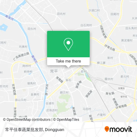 常平佳泰蔬菜批发部 map