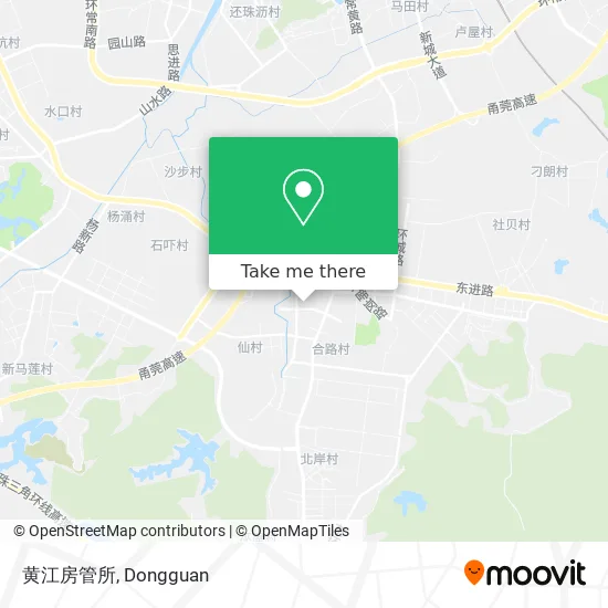黄江房管所 map
