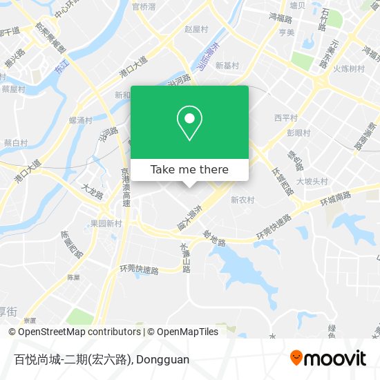 百悦尚城-二期(宏六路) map