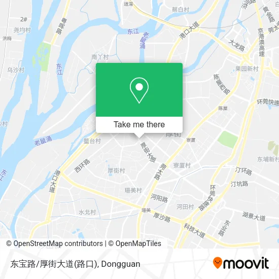 东宝路/厚街大道(路口) map