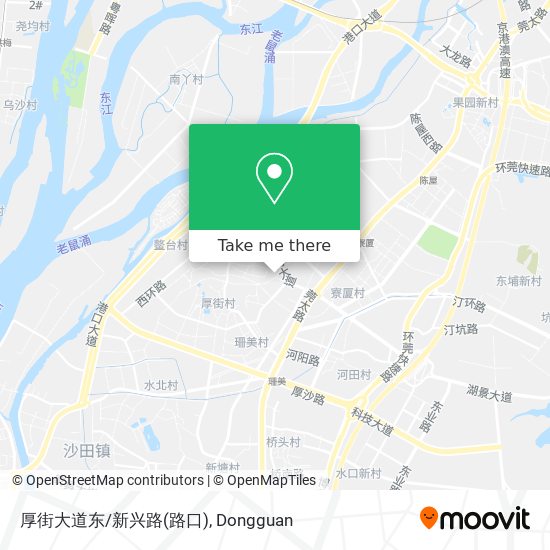 厚街大道东/新兴路(路口) map