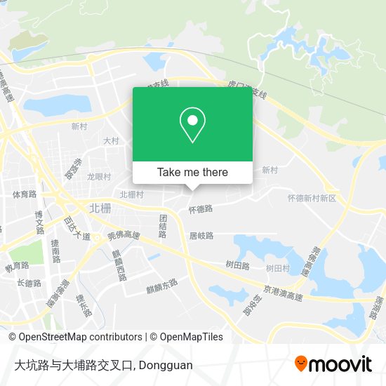 大坑路与大埔路交叉口 map