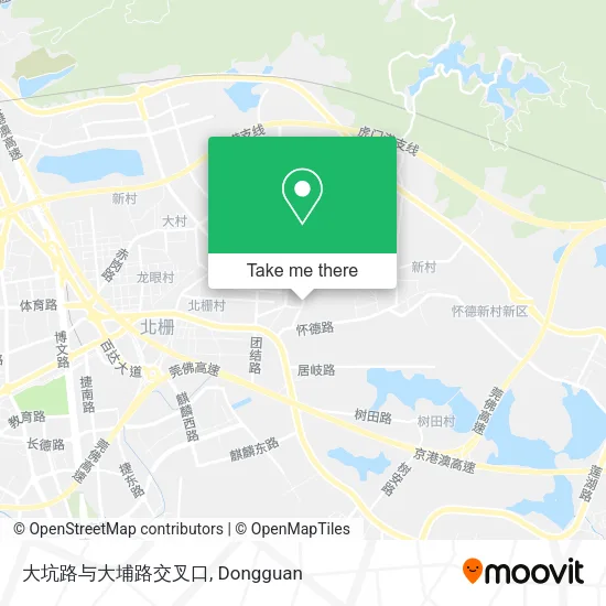 大坑路与大埔路交叉口 map