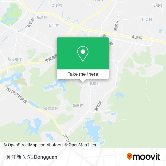 黄江新医院 map