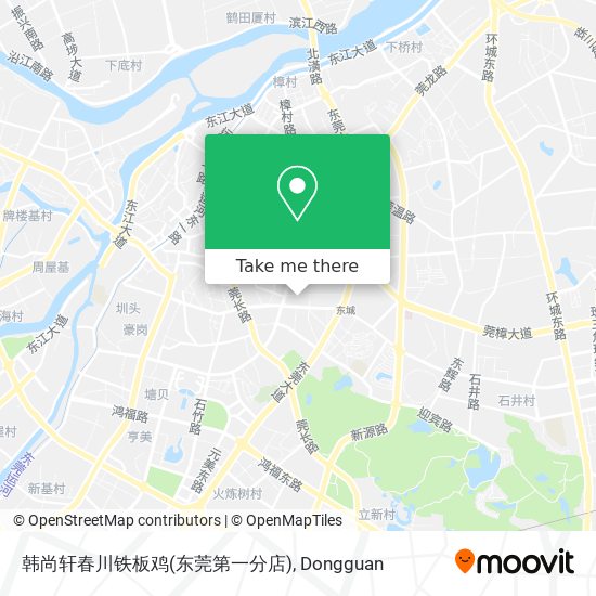 韩尚轩春川铁板鸡(东莞第一分店) map