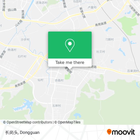 长岗头 map