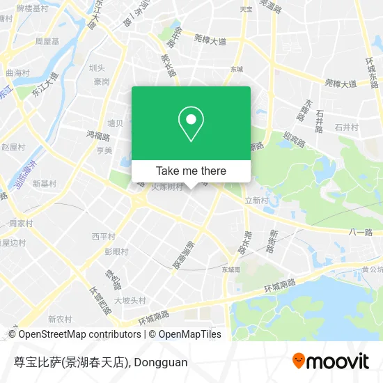 尊宝比萨(景湖春天店) map