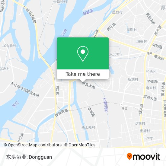 东洪酒业 map