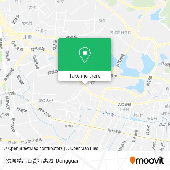 洪城精品百货特惠城 map