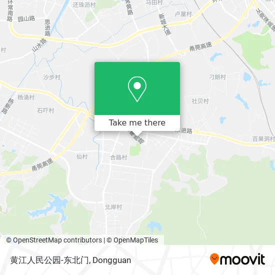 黄江人民公园-东北门 map