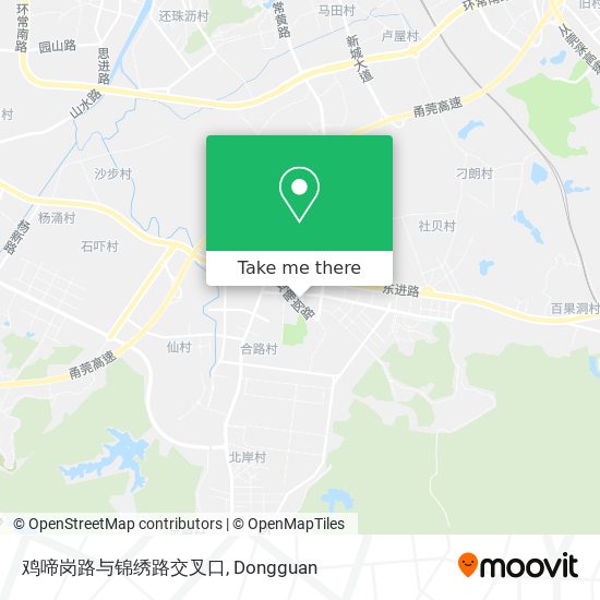 鸡啼岗路与锦绣路交叉口 map