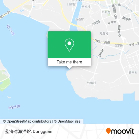 蓝海湾海洋馆 map