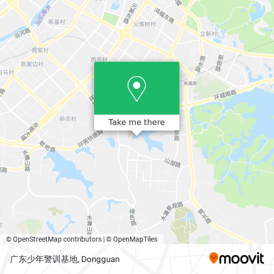 广东少年警训基地 map