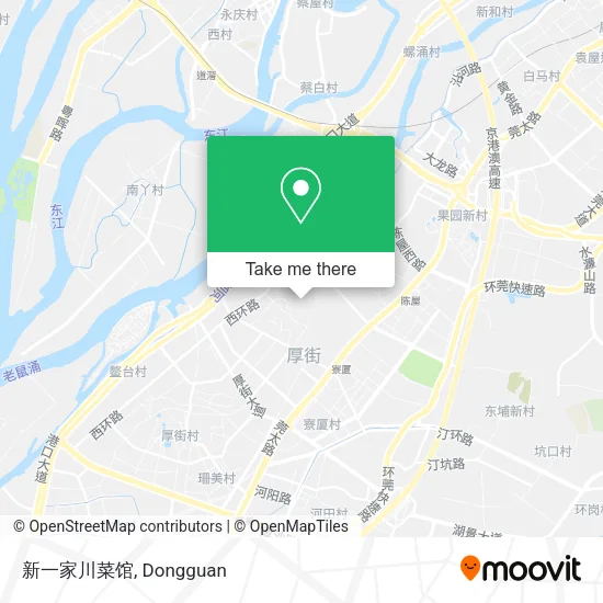 新一家川菜馆 map