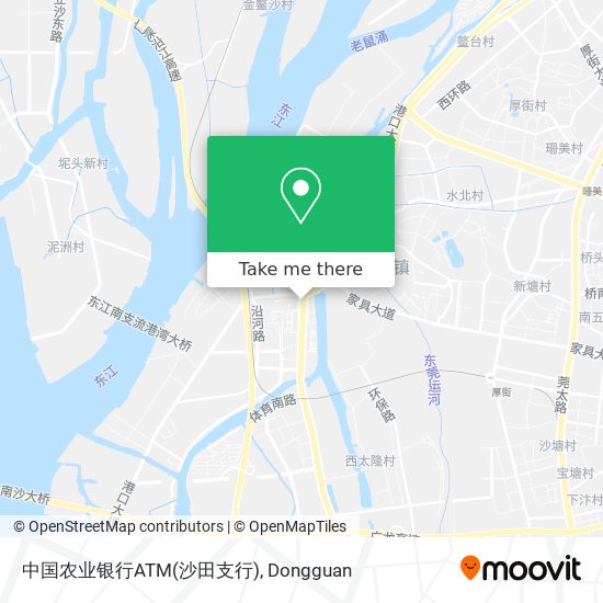 中国农业银行ATM(沙田支行) map