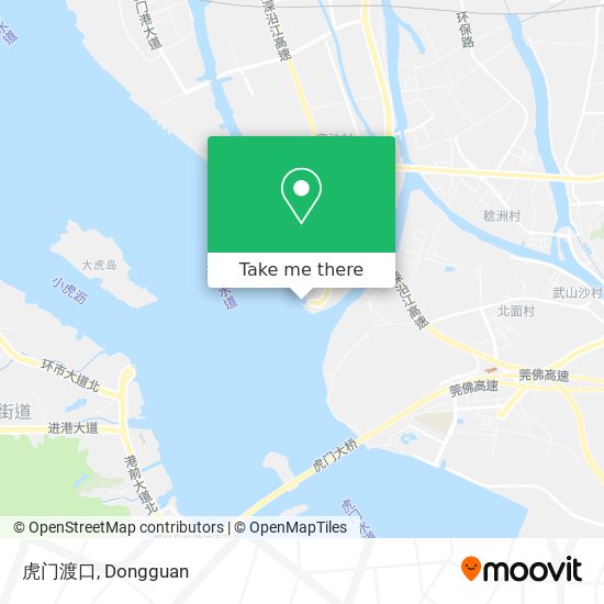 虎门渡口 map