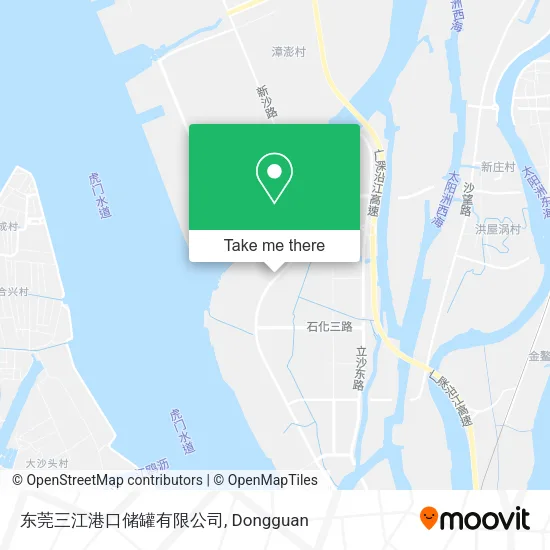 东莞三江港口储罐有限公司 map