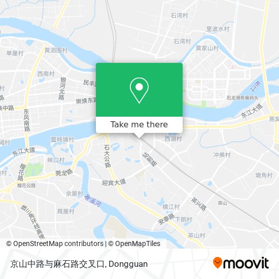 京山中路与麻石路交叉口 map