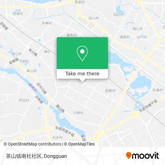 茶山镇南社社区 map