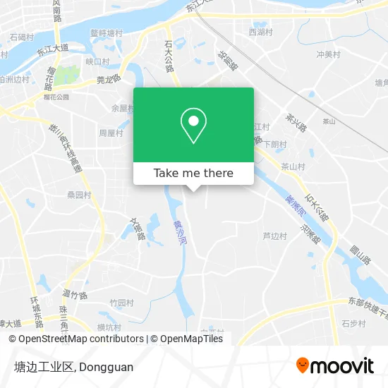 塘边工业区 map