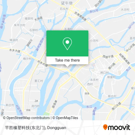 芉胜橡塑科技(东北门) map