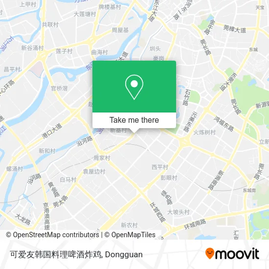 可爱友韩国料理啤酒炸鸡 map