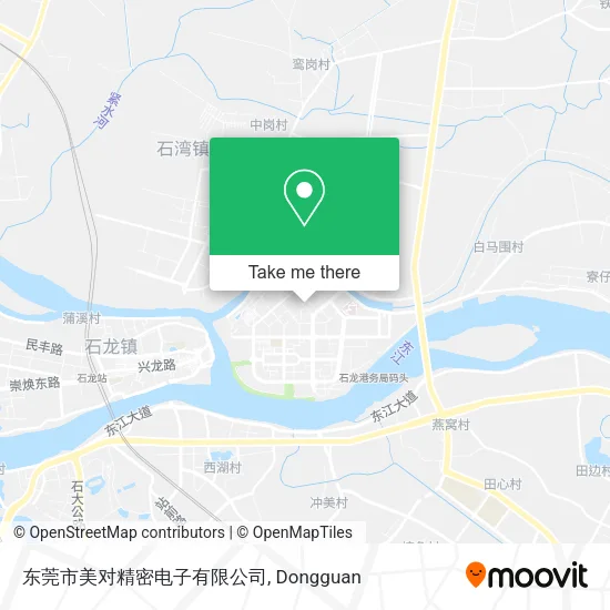 东莞市美对精密电子有限公司 map