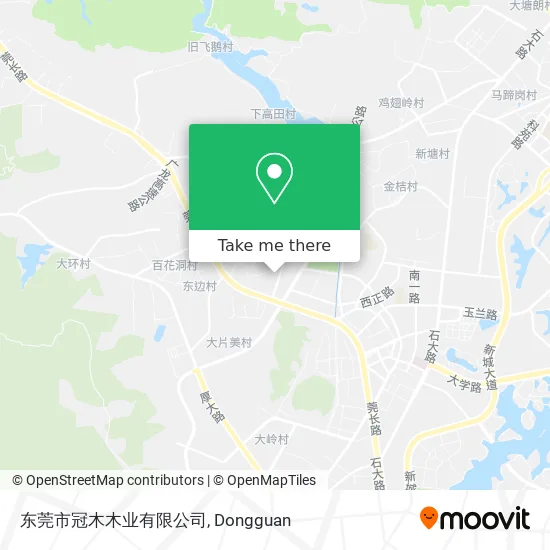 东莞市冠木木业有限公司 map