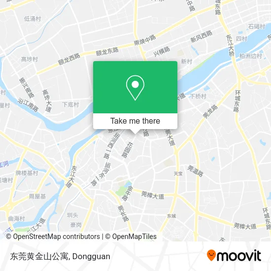 东莞黄金山公寓 map