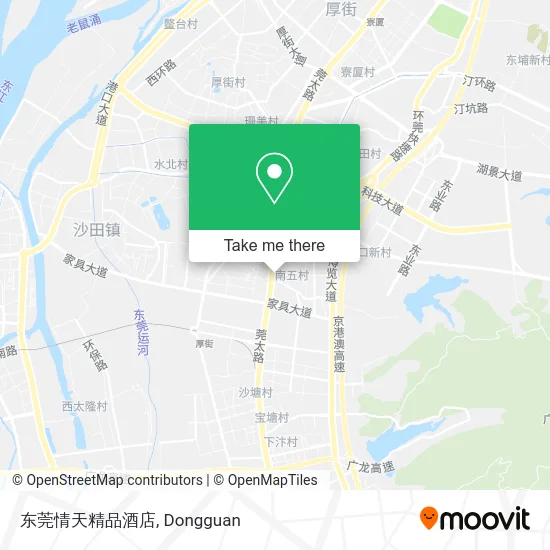 东莞情天精品酒店 map