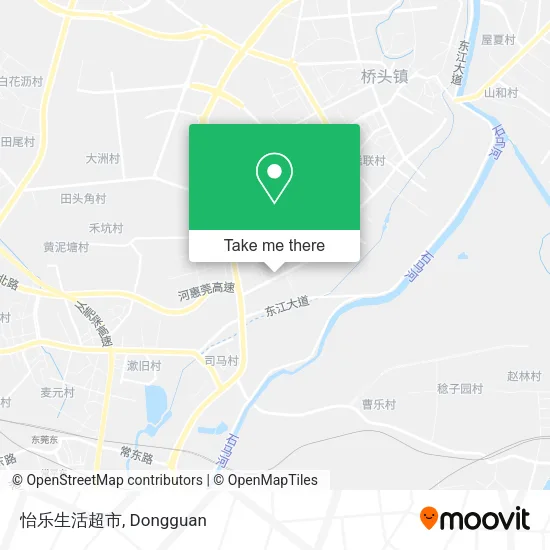 怡乐生活超市 map