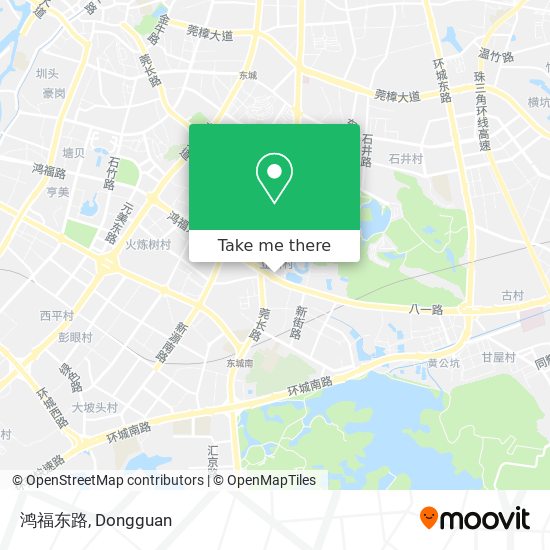 鸿福东路 map