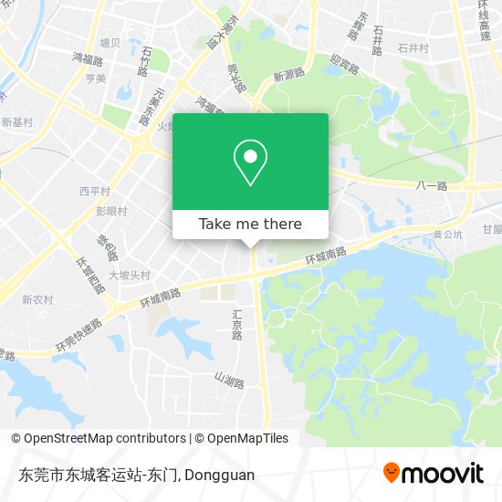 东莞市东城客运站-东门 map