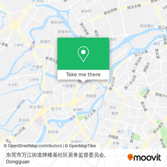 东莞市万江街道牌楼基社区居务监督委员会 map