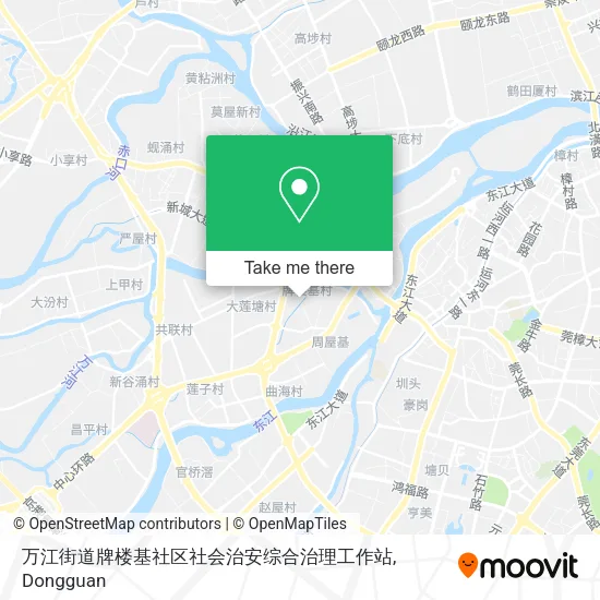 万江街道牌楼基社区社会治安综合治理工作站 map