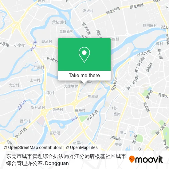 东莞市城市管理综合执法局万江分局牌楼基社区城市综合管理办公室 map