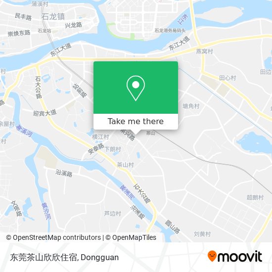 东莞茶山欣欣住宿 map