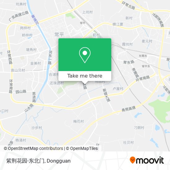 紫荆花园-东北门 map